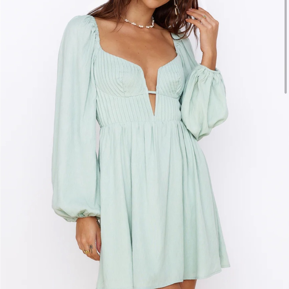 Fortunate One You Are My World Dress in Sage